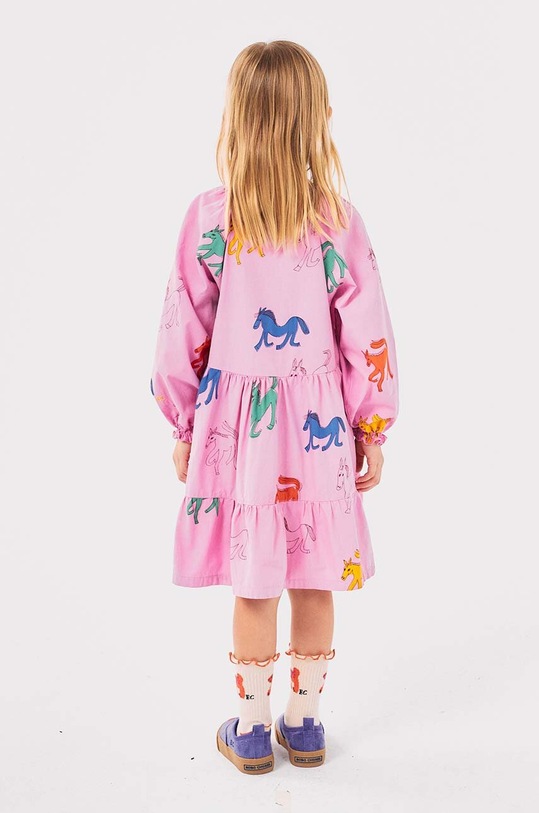 Dětské bavlněné šaty Bobo Choses Wonder Horse 224AC110