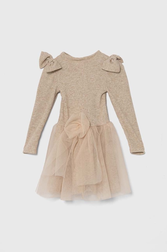 Lány Jamiks gyerek ruha LIZ LIZ.Sukienka.JZH297 bézs