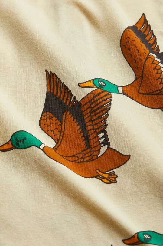 Dívčí šaty Mini Rodini Ducks žlutá 2275012123