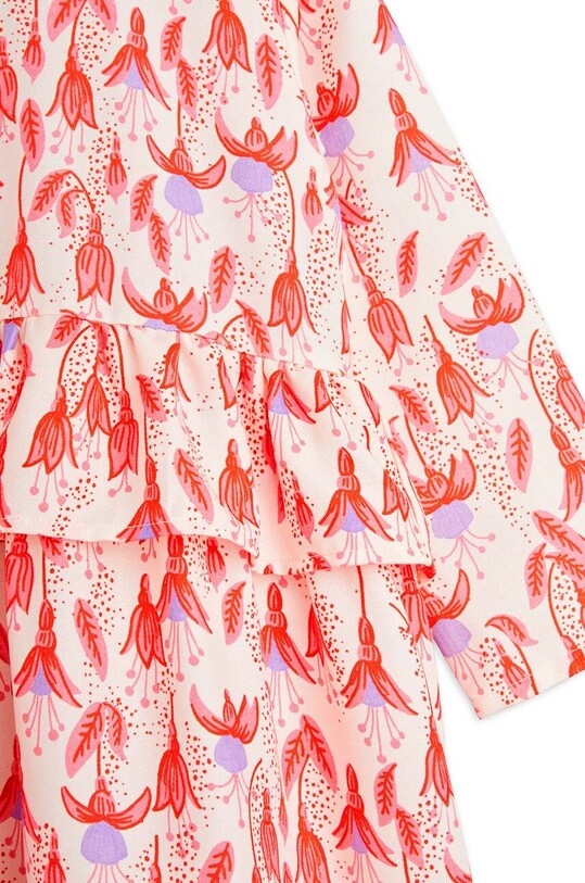Mini Rodini sukienka dziecięca Fuchsia różowy 2475010242