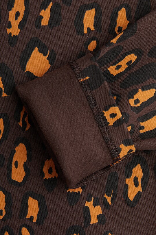 Дитяча сукня Mini Rodini Leopard коричневий 2475010516