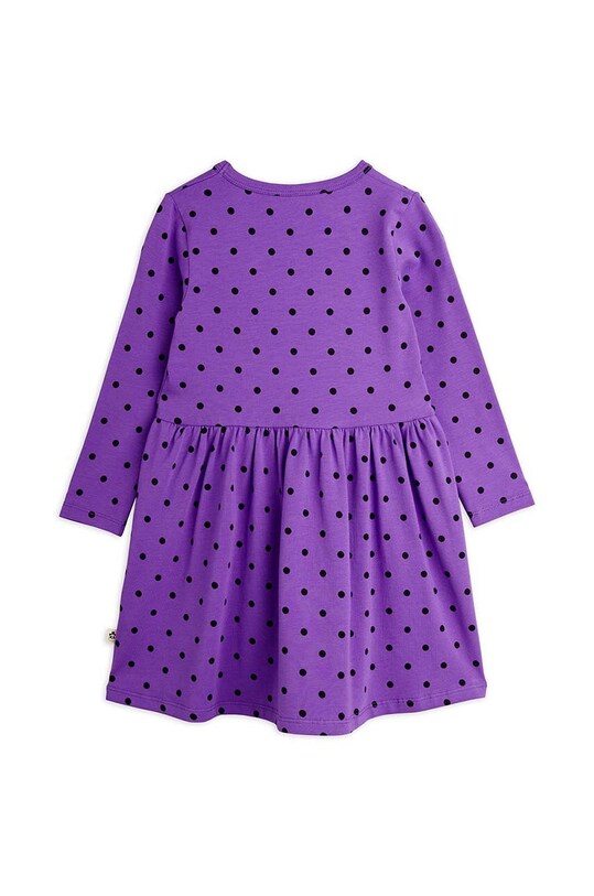Детское платье Mini Rodini 2475011145 фиолетовой AW24