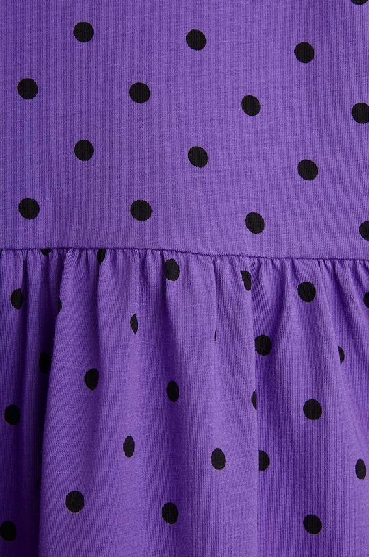 Mini Rodini sukienka dziecięca fioletowy 2475011145