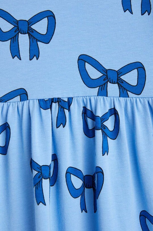 Mini Rodini sukienka dziecięca Bow niebieski 2475012460