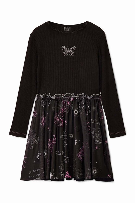 Дитяча сукня Desigual 24WGVK16 чорний AW24
