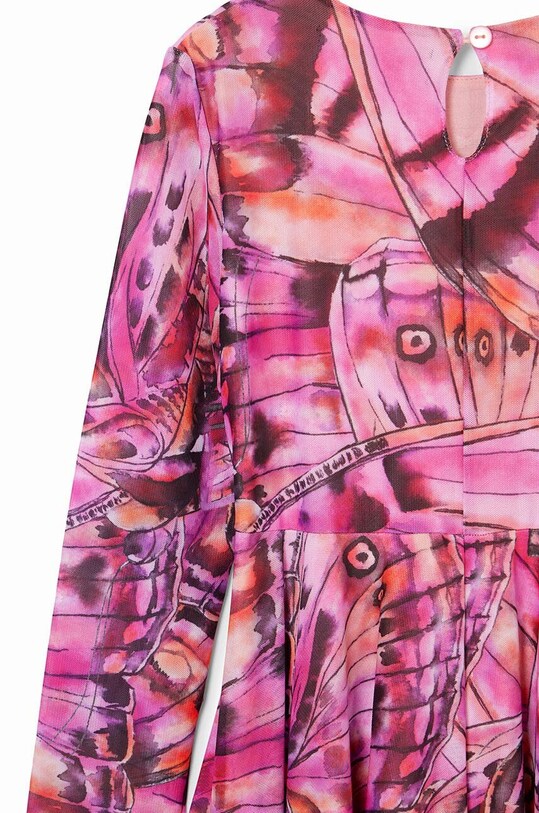 Dívčí šaty Desigual fialová 24WGVK13