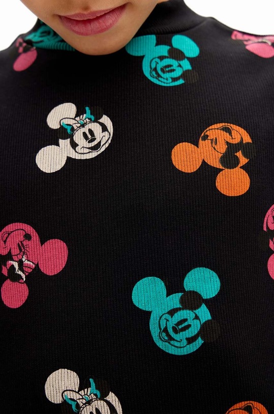 Desigual sukienka dziecięca MICKEY MOUSE 24WGVK12 czarny