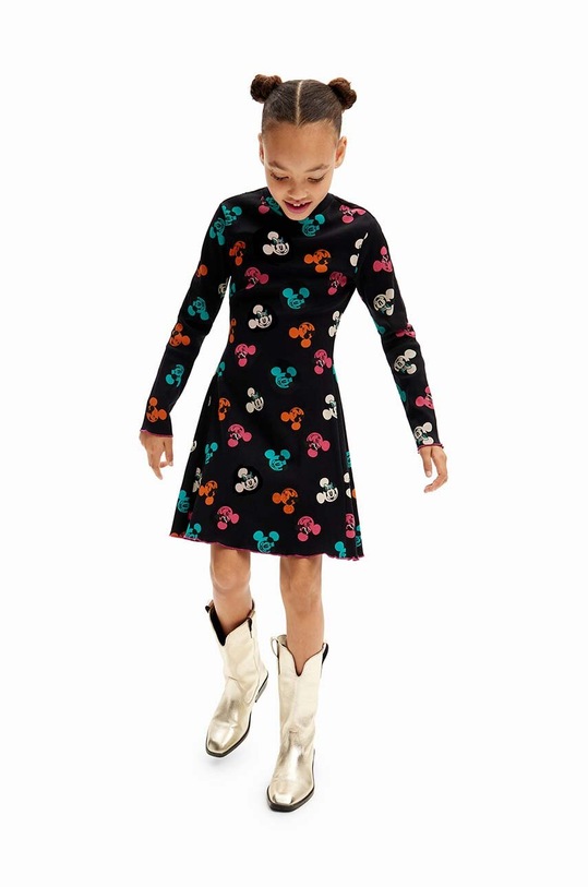 Desigual sukienka dziecięca MICKEY MOUSE 24WGVK12