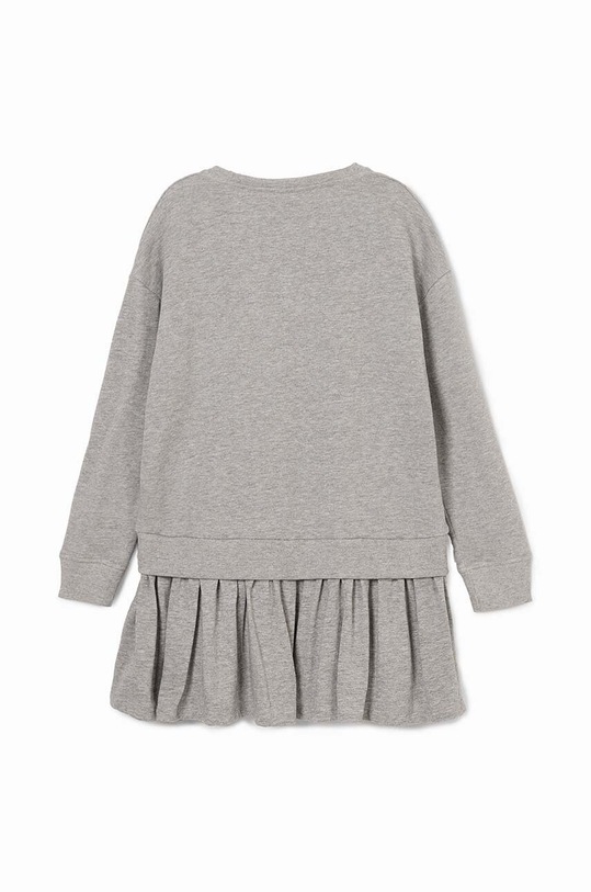 Dziewczynka Desigual sukienka bawełniana dziecięca 24WGVK01 szary