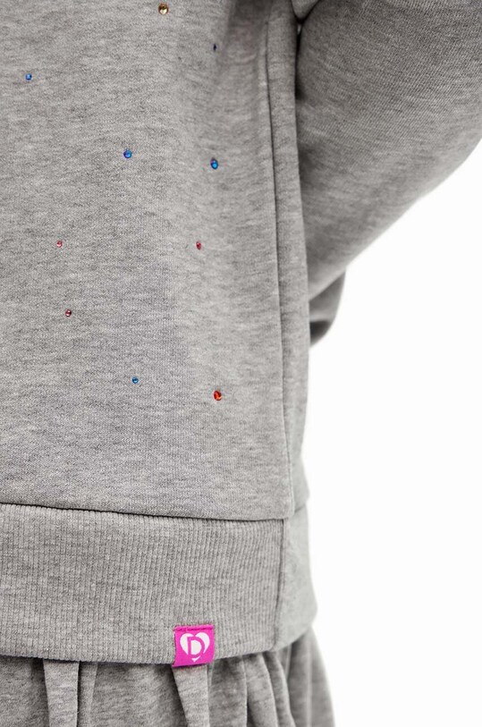 Desigual sukienka bawełniana dziecięca 24WGVK01 szary