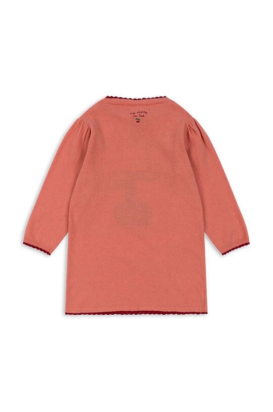 Дитяча сукня з домішкою вовни Konges Sløjd ALEXA KNIT DRESS KS101390 рожевий AW24