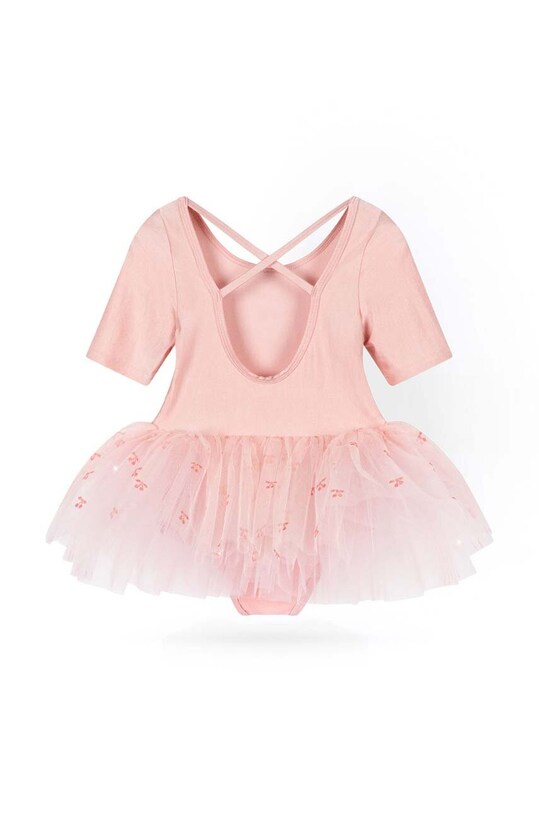 DÍVKA Dívčí šaty Konges Sløjd BALLERINA DRESS KS101401 růžová