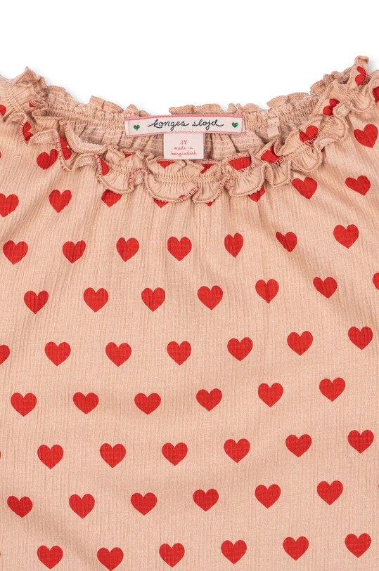 Дівчинка Дитяча сукня Konges Sløjd CHLEO DRESS OCS KS101458 червоний