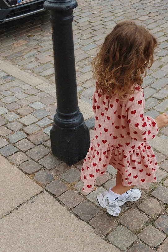 Хлопковое детское платье Konges Sløjd COCO DRESS GOTS KS101461 розовый