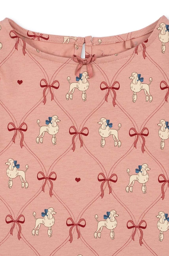 Φόρεμα Konges Sløjd DREY DRESS GOTS ροζ KS101486