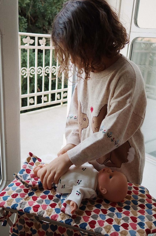 Дитяча сукня з домішкою вовни Konges Sløjd ELI KNIT DRESS KS101494