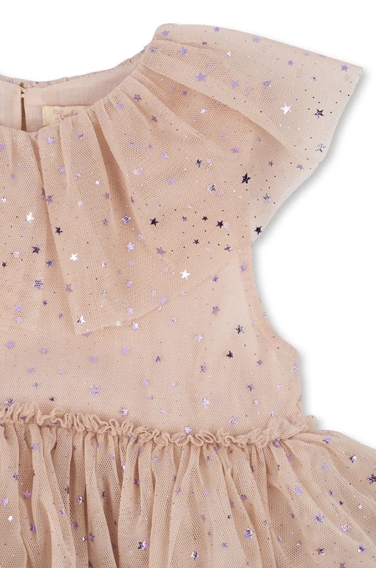 Dívčí šaty Konges Sløjd FAIRY DRESS KS101513 béžová AW24