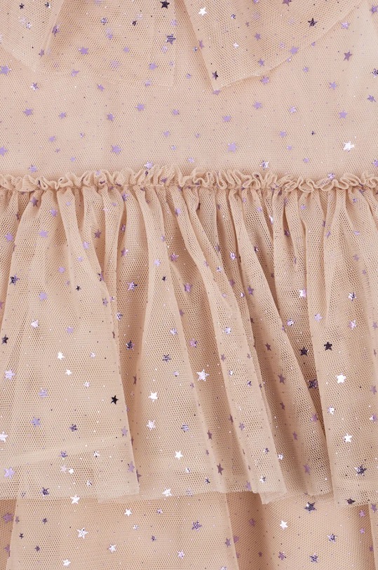 DÍVKA Dívčí šaty Konges Sløjd FAIRY DRESS KS101513 béžová