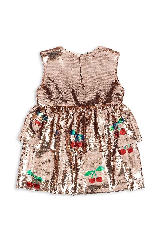 Otroška obleka Konges Sløjd LULU DRESS KS101574 zlata AW24