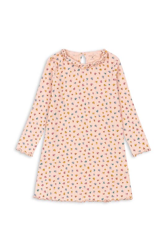 Детское платье Konges Sløjd NIA DRESS GOTS длинный оранжевый KS101628