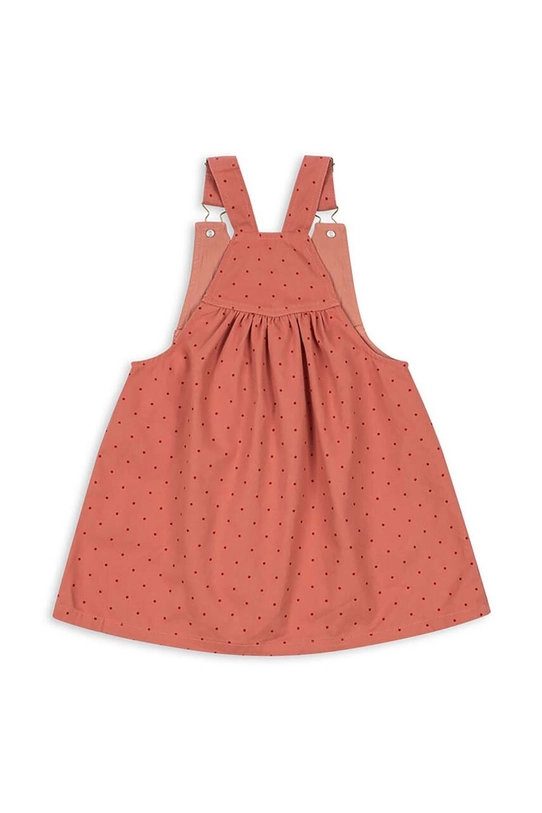 Девочка Хлопковое детское платье Konges Sløjd NOLA SPENCER DRESS GOTS KS101638 розовый