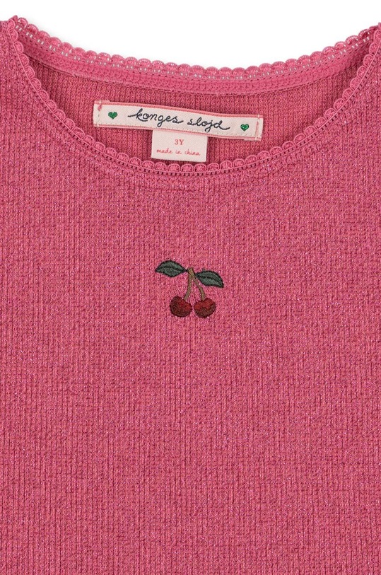 Dievča Šaty Konges Sløjd ROLI DRESS KS101654 ružová