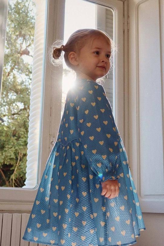 Хлопковое детское платье Konges Sløjd VIDA DRESS GOTS KS101726