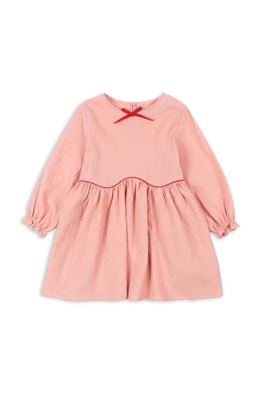 Konges Sløjd sukienka dziecięca AVA DRESS GOTS KS101763 różowy AW24