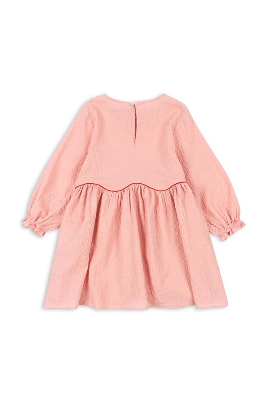 Dziewczynka Konges Sløjd sukienka dziecięca AVA DRESS GOTS KS101763 różowy