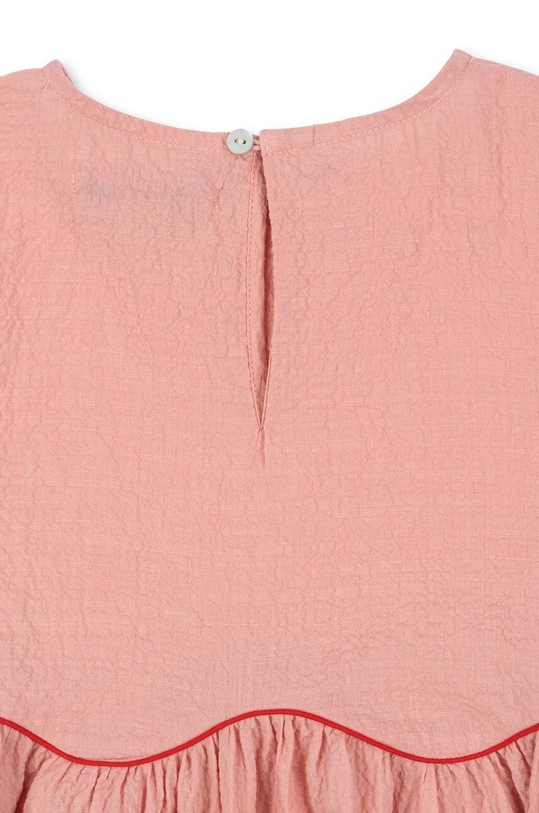 Konges Sløjd sukienka dziecięca AVA DRESS GOTS różowy KS101763