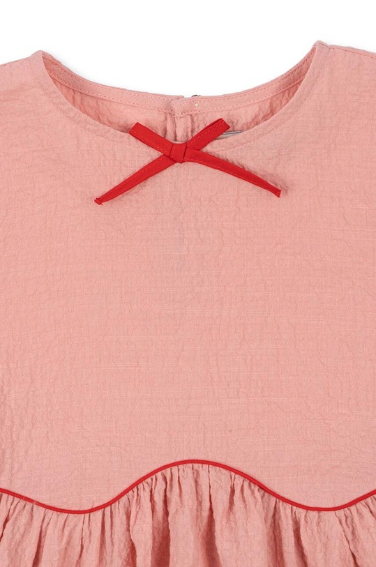 Konges Sløjd sukienka dziecięca AVA DRESS GOTS KS101763 różowy