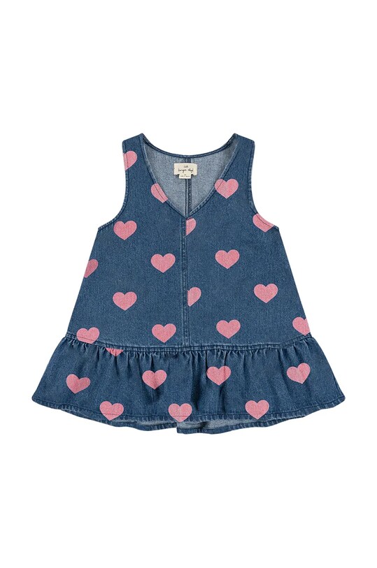 Детское джинсовое платье Konges Sløjd MAGOT DRESS GOTS хлопок голубой KS101805