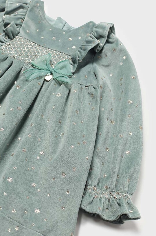 Детское платье Mayoral 2904.4A.Baby.9BYH зелёный AW24