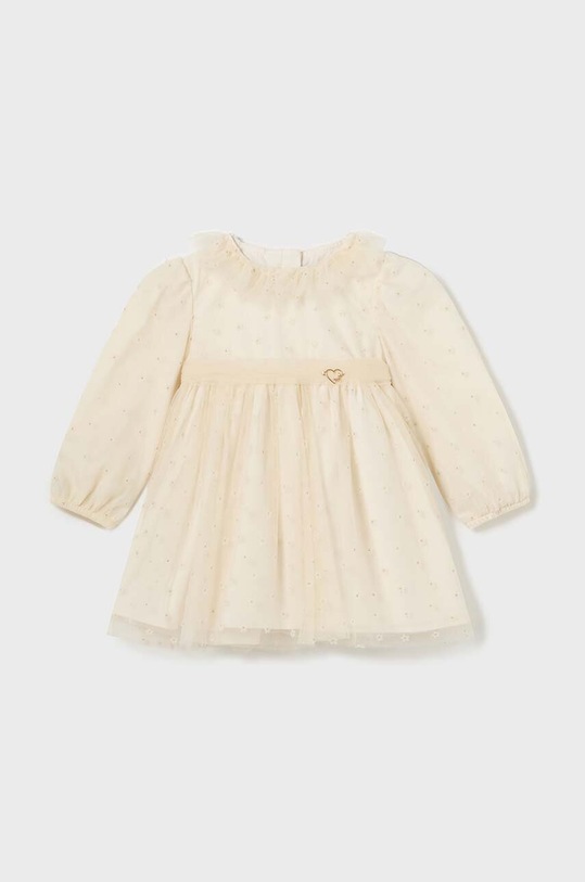 Платье для младенцев Mayoral длинный бежевый 2907.4B.Baby.9BYH