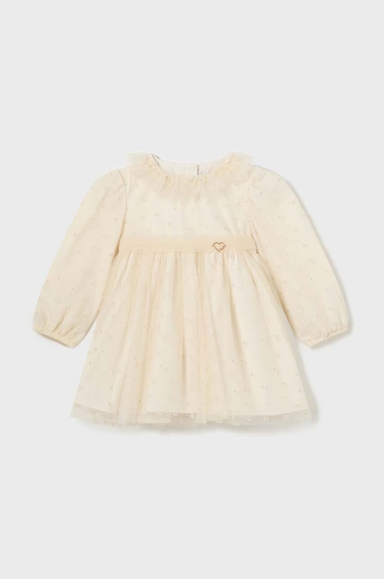 Платье для младенцев Mayoral длинный бежевый 2907.4B.Baby.9BYH
