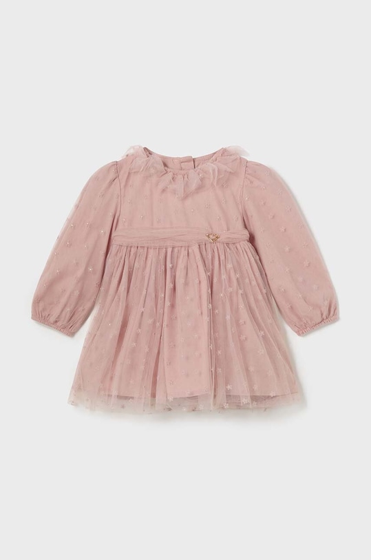 Mayoral sukienka niemowlęca rozkloszowany różowy 2907.4B.Baby.9BYH