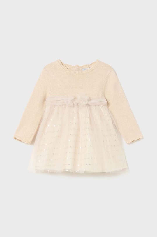Mayoral rochie bebe 2909.4B.Baby.9BYH bej AW24