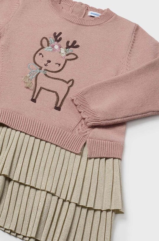 Детское платье Mayoral 2911.4C.Baby.9BYH розовый AW24