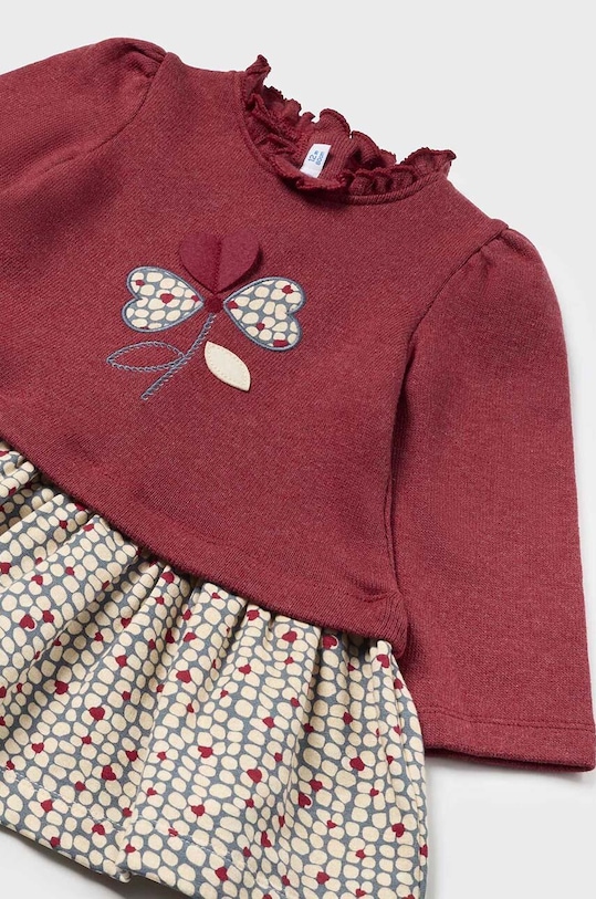 Mayoral rochie bebe 2917.4F.Baby.9BYH rosu AW24