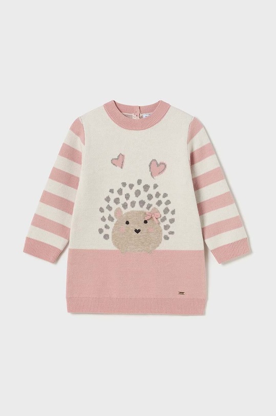 Haljina za bebe Mayoral pletivo roza 2918.4F.Baby.9BYH