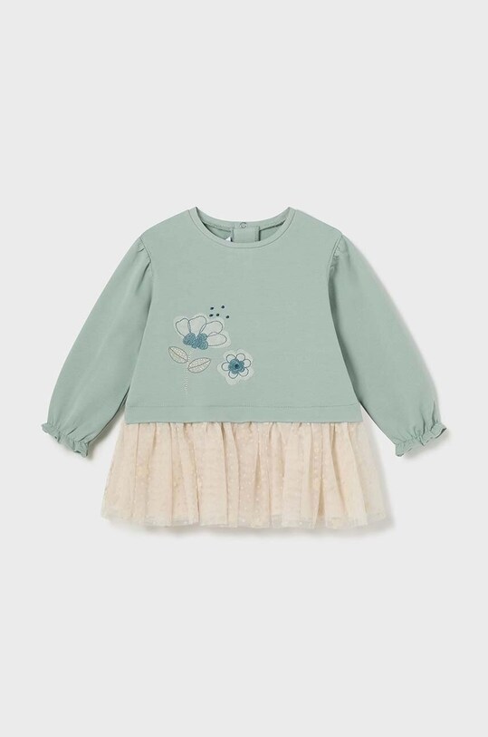 Дитяча сукня Mayoral mini бірюзовий 2919.4G.Baby.9BYH