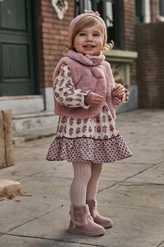 Детское платье Mayoral розовый 2921.4G.Baby.9BYH