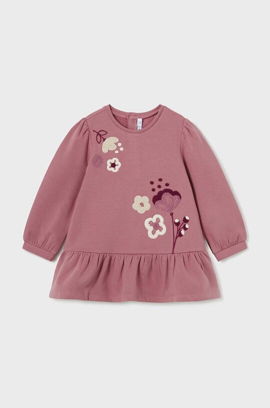 Dievčenské šaty Mayoral s elastanom ružová 2924.4H.Baby.9BYH