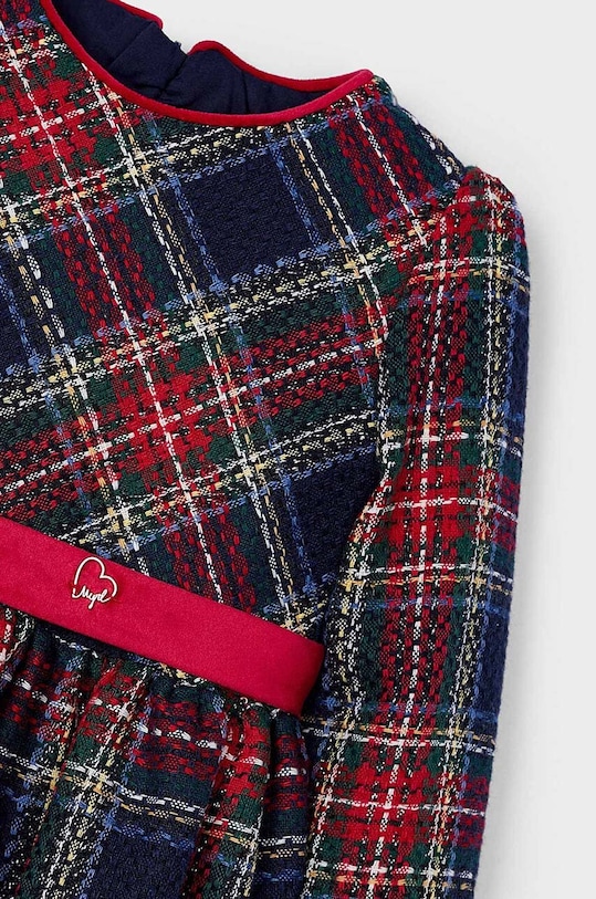 Mayoral sukienka z domieszką wełny dziecięca 4911.6A.Mini.9BYH czerwony AW24