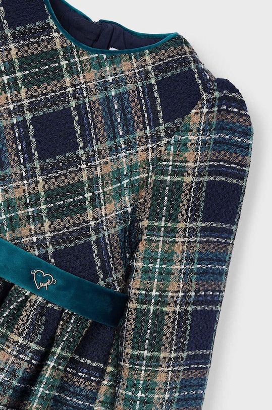 Дитяча сукня з домішкою вовни Mayoral 4911.6A.Mini.9BYH бірюзовий AW24