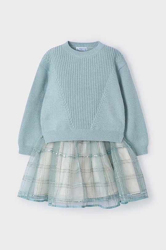 Mayoral εμπριμέ τιρκουάζ 4912.6A.Mini.9BYH