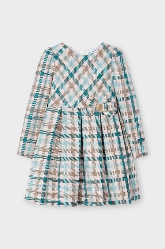 Dětské šaty s příměsí vlny Mayoral 4914.6B.Mini.9BYH tyrkysová AW24