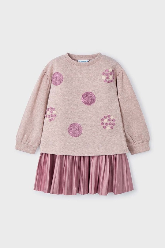 Mayoral sukienka rozkloszowany różowy 4922.6D.Mini.9BYH