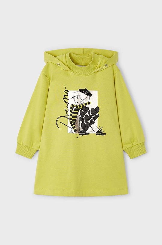 Dívčí šaty Mayoral 4930.6J.Mini.9BYH zelená AW24