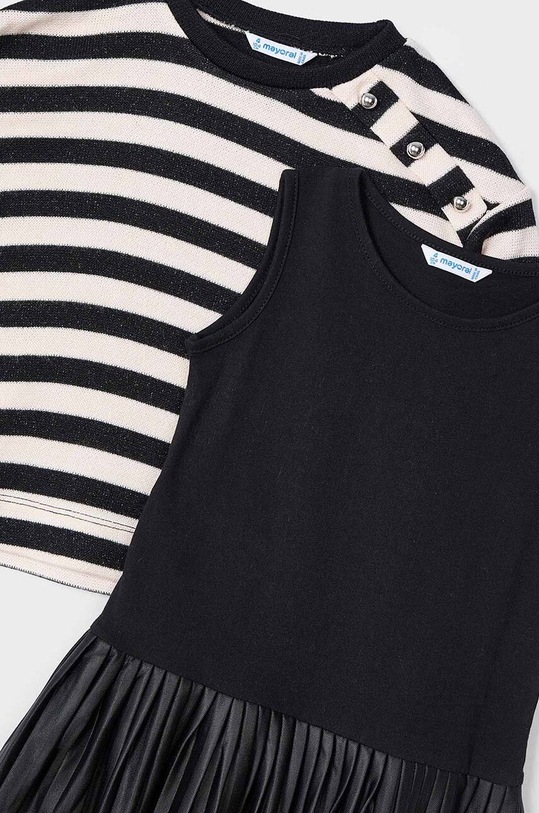 Παιδικό φόρεμα Mayoral 4932.6K.Mini.9BYH μαύρο AW24